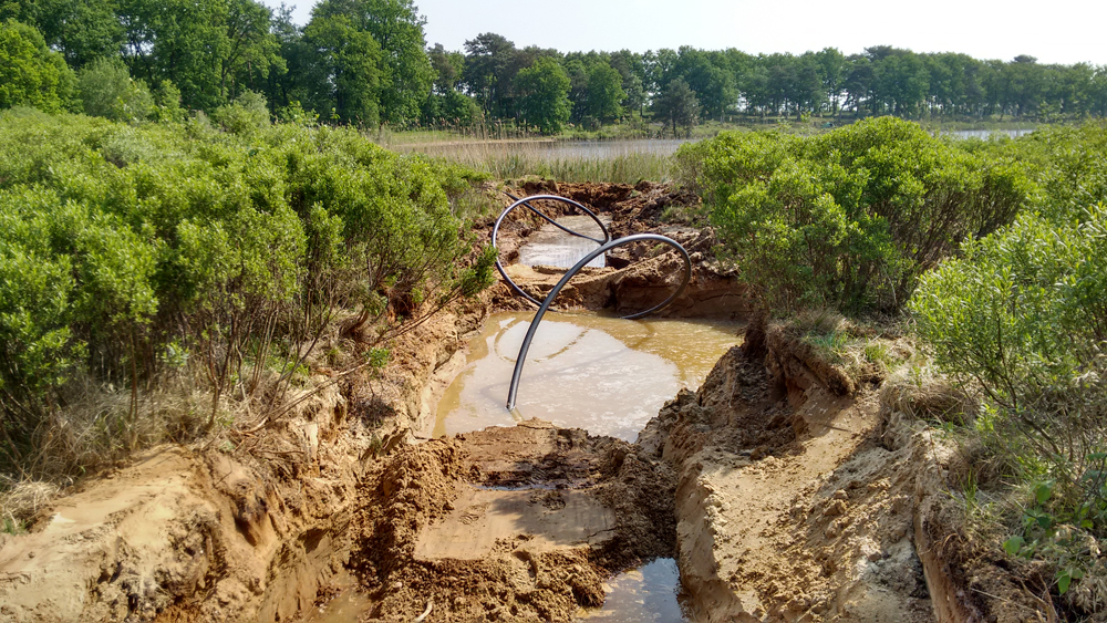 Tiefenwasser Ablauf Olszewski Rohr In Den Wollingster See Eingebracht Forderverein Wollingster See E V